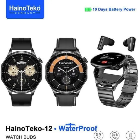 HainoTeko 12 - 2 In 1 Waterproof Smartwatch