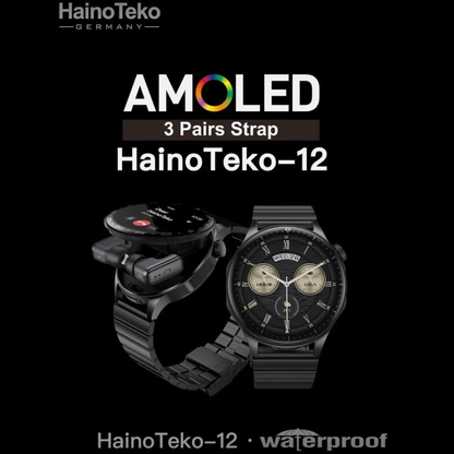HainoTeko 12 - 2 In 1 Waterproof Smartwatch